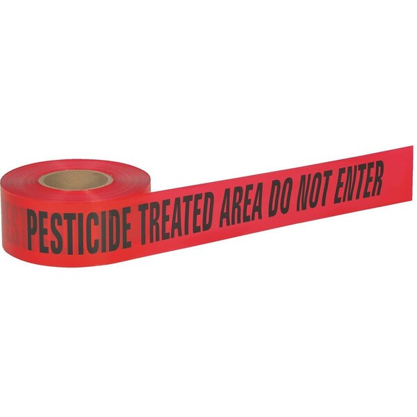 inPesticide Treated Area, Do Not Enter in Barricade Tape